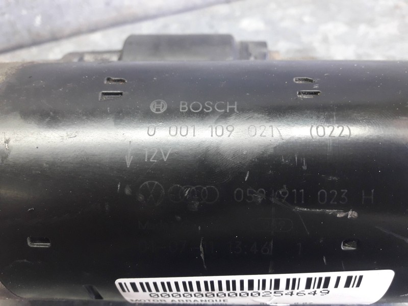 Recambio de motor arranque para audi a4 berlina (8e) referencia OEM IAM 0001109021 059911023H BOSCH