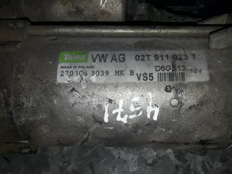 Recambio de motor arranque para seat leon (1p1) referencia OEM IAM 02T911023T 2708063039MK 
