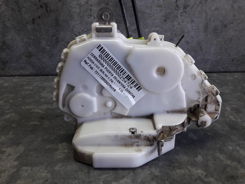 Recambio de cerradura puerta delantera derecha para honda civic berlina 5 (fk) referencia OEM IAM 72111SMGG0RHFR EUK9302110A GA0