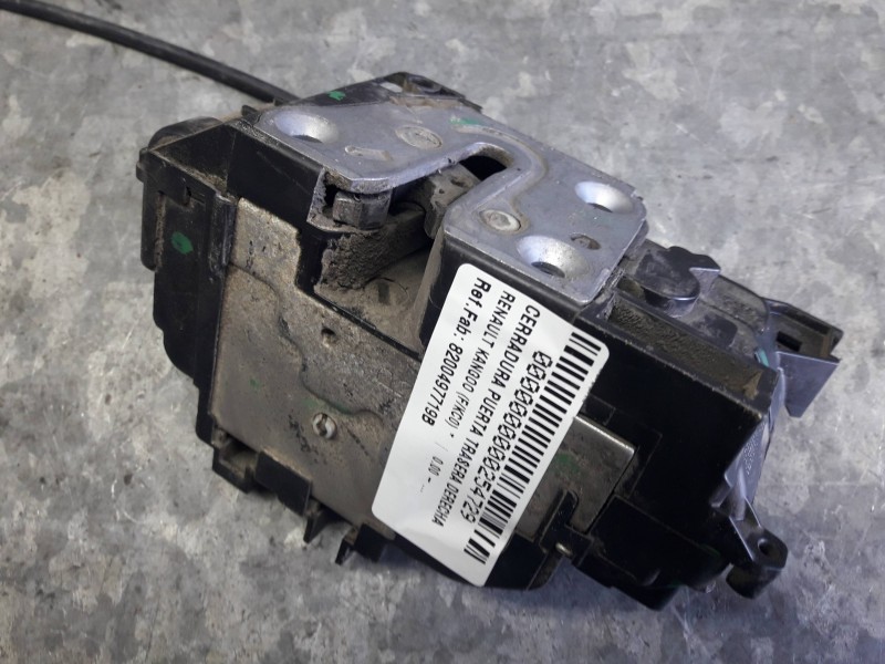 Recambio de cerradura puerta trasera derecha para renault kangoo (f/kc0) referencia OEM IAM 8200497719B  