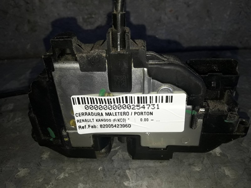 Recambio de cerradura maletero / porton para renault kangoo (f/kc0) referencia OEM IAM 8200542396D  