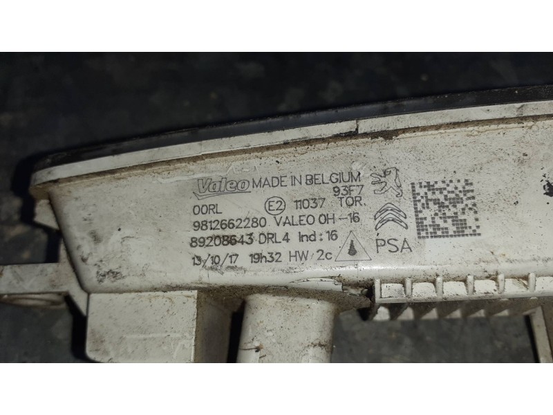 Recambio de piloto delantero izquierdo para citroen berlingo cuadro referencia OEM IAM 9812662280 89208643 