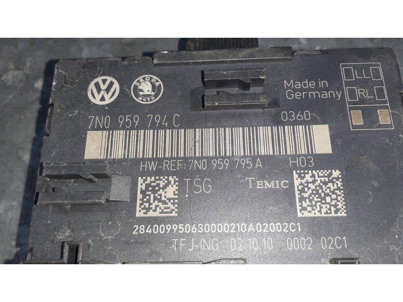 Recambio de modulo electronico para volkswagen sharan (7n1) referencia OEM IAM 7N0959794C  