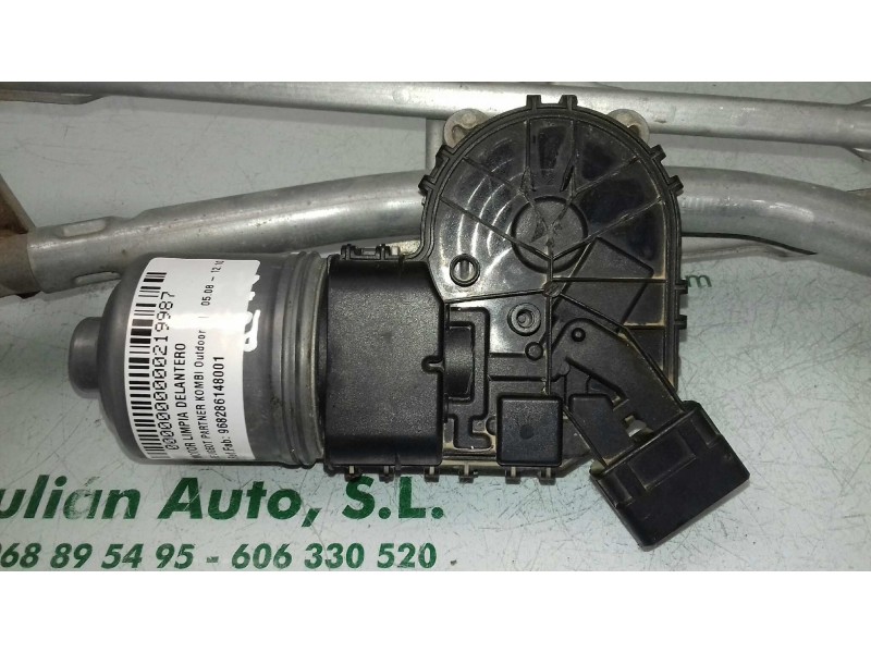 Recambio de motor limpia delantero para peugeot partner kombi outdoor referencia OEM IAM 968286148001 3397020954 BOSCH