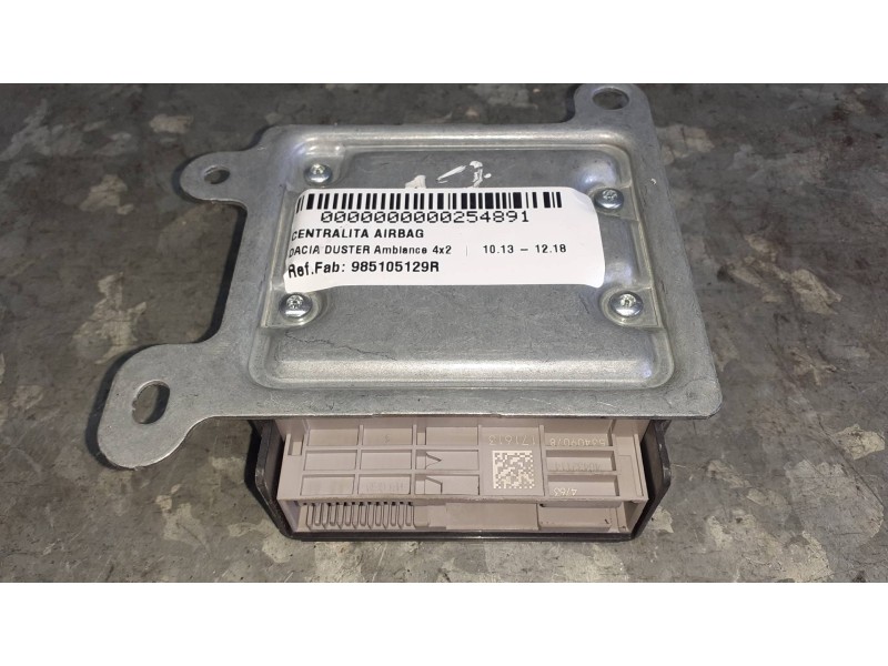 Recambio de centralita airbag para dacia duster ambiance 4x2 referencia OEM IAM 985105129R A2C85841703 