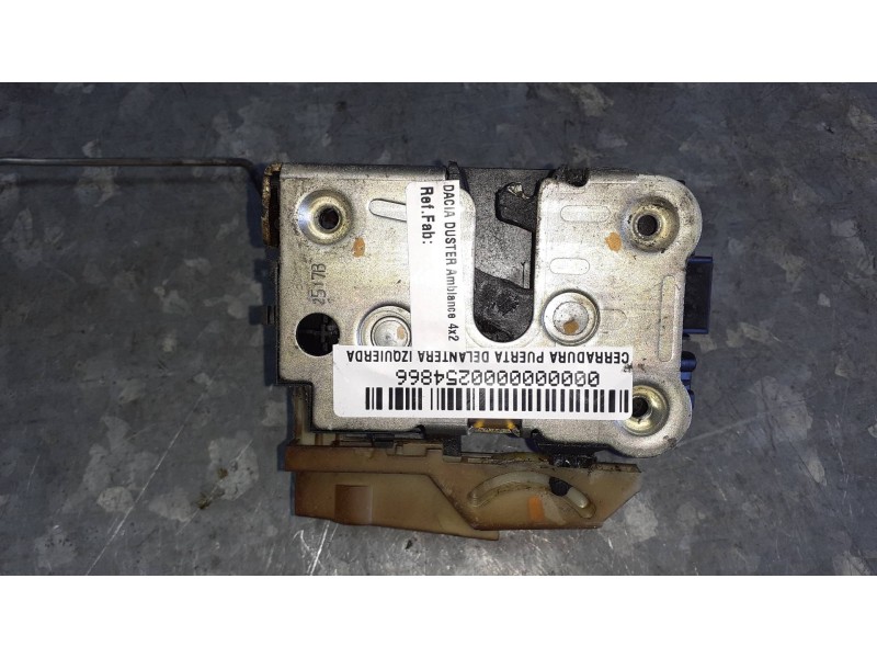 Recambio de cerradura puerta delantera izquierda para dacia duster ambiance 4x2 referencia OEM IAM   