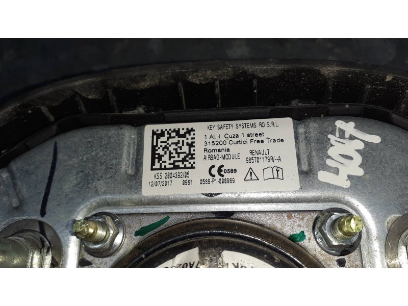 Recambio de airbag delantero izquierdo para dacia duster ambiance 4x2 referencia OEM IAM   