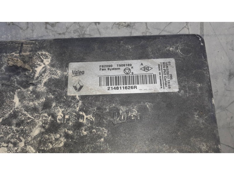 Recambio de electroventilador para dacia duster ambiance 4x2 referencia OEM IAM 214811626R  