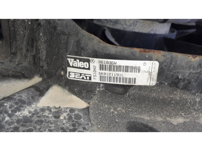 Recambio de electroventilador para seat cordoba berlina (6k2) referencia OEM IAM 861036W 6K0121191L  Recambio de electroventilador para seat cordoba berlina (6k2) referencia OEM IAM 861036W 6K0121191L