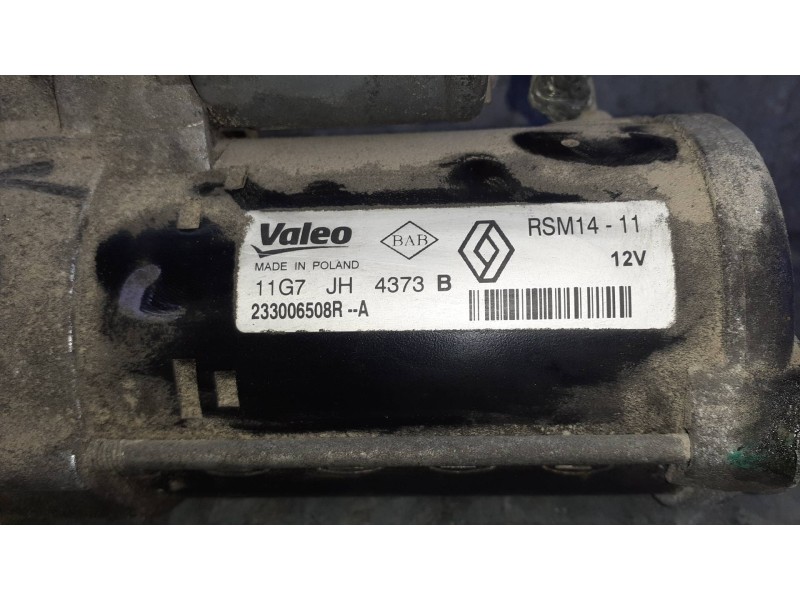 Recambio de motor arranque para dacia duster ambiance 4x2 referencia OEM IAM 233006508R 11G7JH4373B 