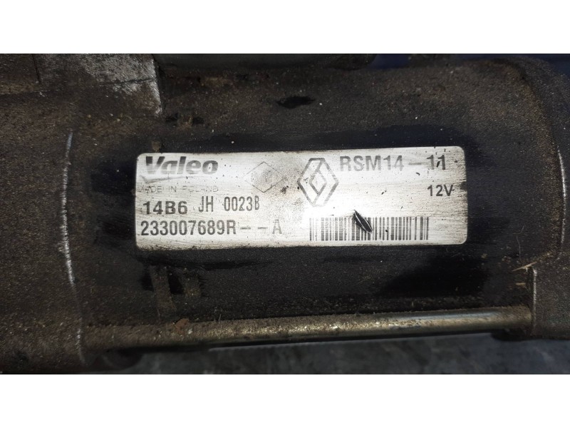 Recambio de motor arranque para dacia sandero referencia OEM IAM 233007689R 14B6JH0023B 
