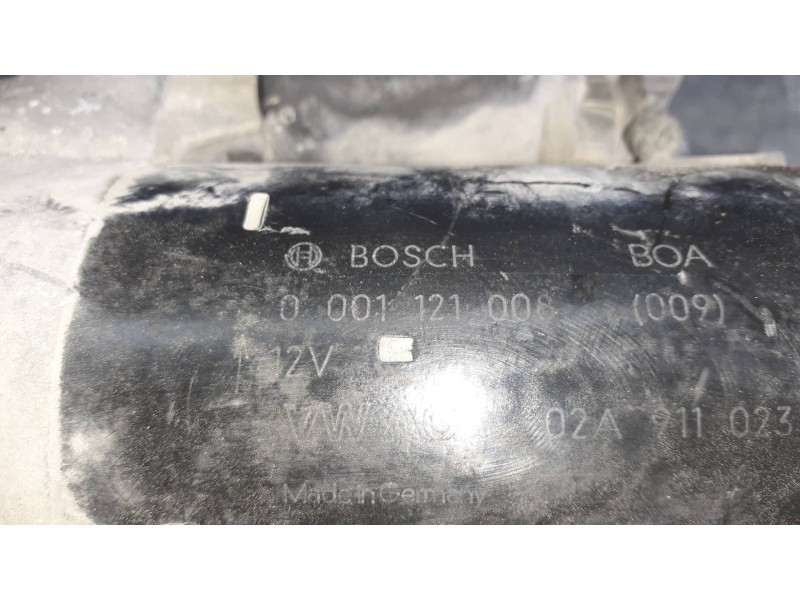 Recambio de motor arranque para seat toledo (1l) referencia OEM IAM 001121008 02A911023L 