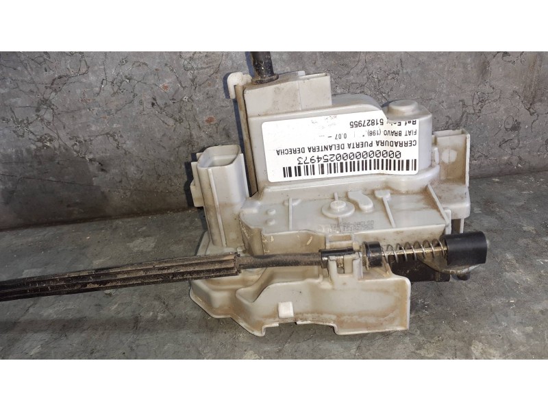 Recambio de cerradura puerta delantera derecha para fiat bravo (198) referencia OEM IAM 51827955  