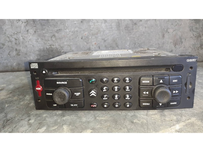 Recambio de sistema audio / radio cd para citroen c4 berlina referencia OEM IAM 96565706XT 500189447779280 4B3B61V15