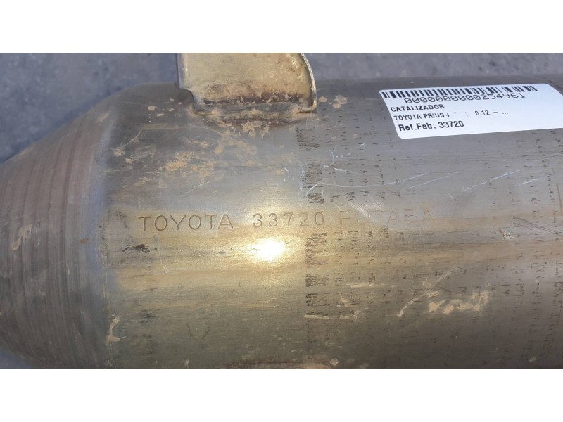 Recambio de catalizador para toyota prius+ referencia OEM IAM 33720  