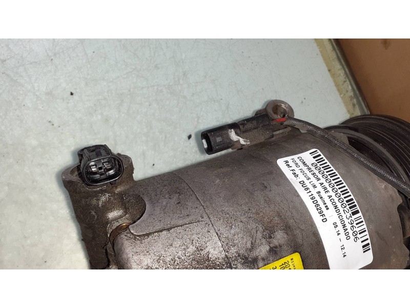 Recambio de compresor aire acondicionado para ford focus lim. business referencia OEM IAM DU6119D629FD 19D629 FOMOCO