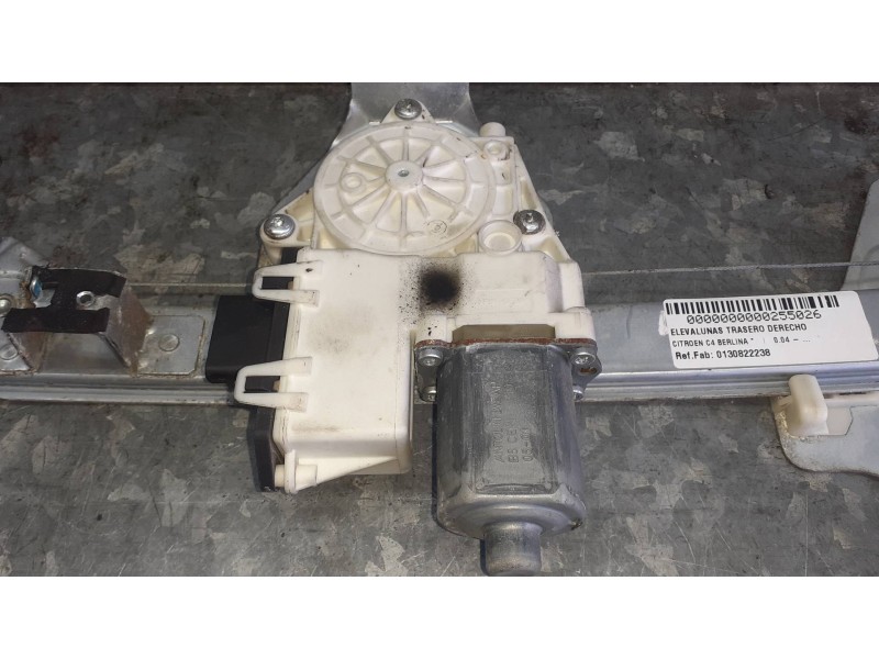 Recambio de elevalunas trasero derecho para citroen c4 berlina referencia OEM IAM 0130822238 ELECTRICO CON MOTOR