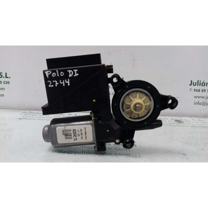 Recambio de motor elevalunas delantero izquierdo para volkswagen polo (9n1) trendline referencia OEM IAM 6Q2959802A 400645D 