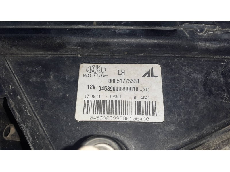 Recambio de faro antiniebla izquierdo para fiat bravo (198) referencia OEM IAM 00051775550 04539099900010 45390748