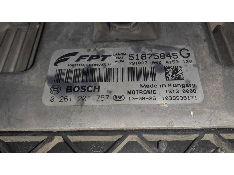 Recambio de centralita motor uce para fiat bravo (198) referencia OEM IAM 51875845G 0261201757 BOSCH