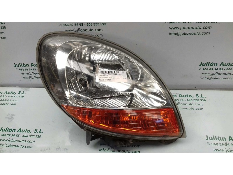 Recambio de faro derecho para renault kangoo (f/kc0) express confort referencia OEM IAM 89027229   Recambio de faro derecho para renault kangoo (f/kc0) express confort referencia OEM IAM 89027229