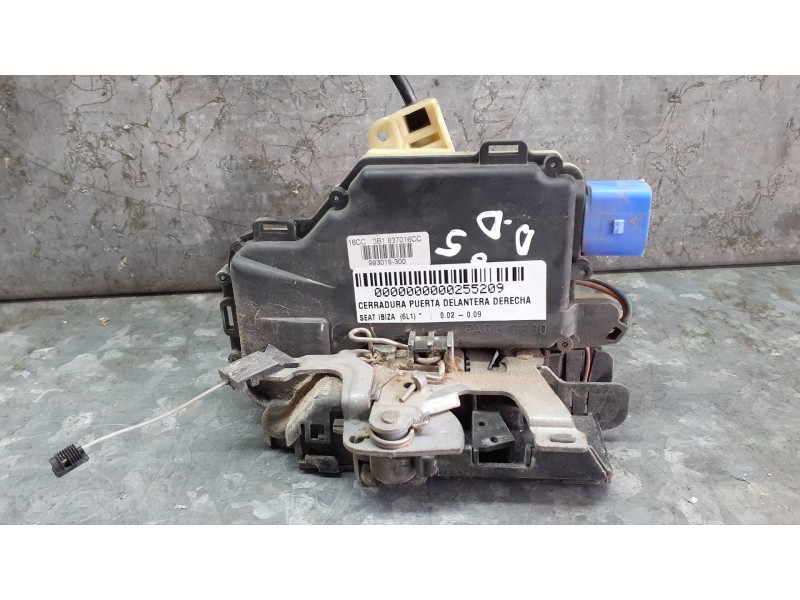 Recambio de cerradura puerta delantera derecha para seat ibiza (6l1) referencia OEM IAM 3B1837016CC 993019300 