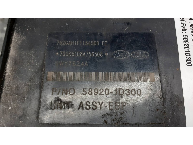 Recambio de abs para kia carens (un) referencia OEM IAM 589201D300 5WY7624A 44164461073