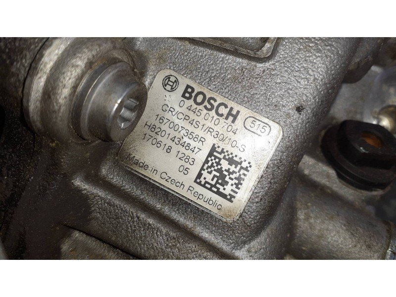 Recambio de bomba inyeccion para renault captur xmod referencia OEM IAM 0445010704 167007358R BOSCH