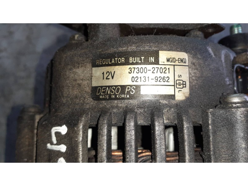Recambio de alternador para kia carens (un) referencia OEM IAM 3730027021 021319262 DENSO
