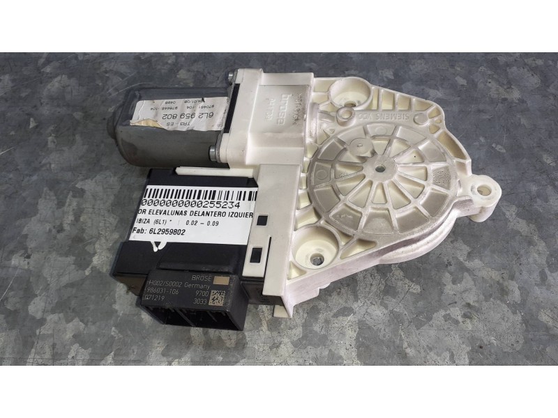 Recambio de motor elevalunas delantero izquierdo para seat ibiza (6l1) referencia OEM IAM 6L2959802 987086100 7746015800
