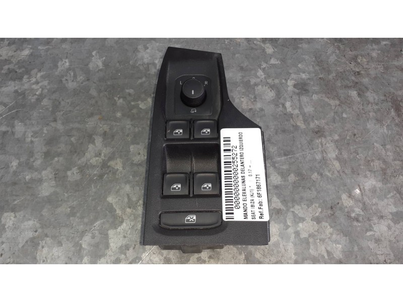 Recambio de mando elevalunas delantero izquierdo para seat ibiza (kj1) referencia OEM IAM 6F1867171 5G0959857F 6F0959565