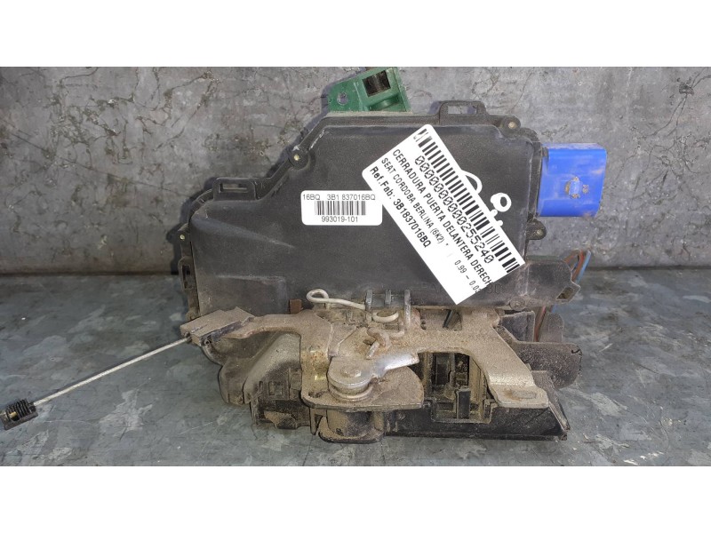 Recambio de cerradura puerta delantera derecha para seat cordoba berlina (6k2) referencia OEM IAM 3B1837016BQ 993019101 