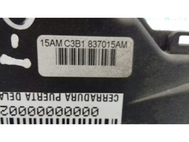 Recambio de cerradura puerta delantera izquierda para seat ibiza (6l1) stella referencia OEM IAM C3B1837015AM 4+4 PINES AZUL