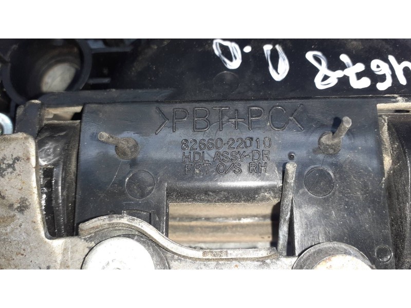 Recambio de maneta exterior delantera derecha para hyundai accent (x3) referencia OEM IAM 8266022010  