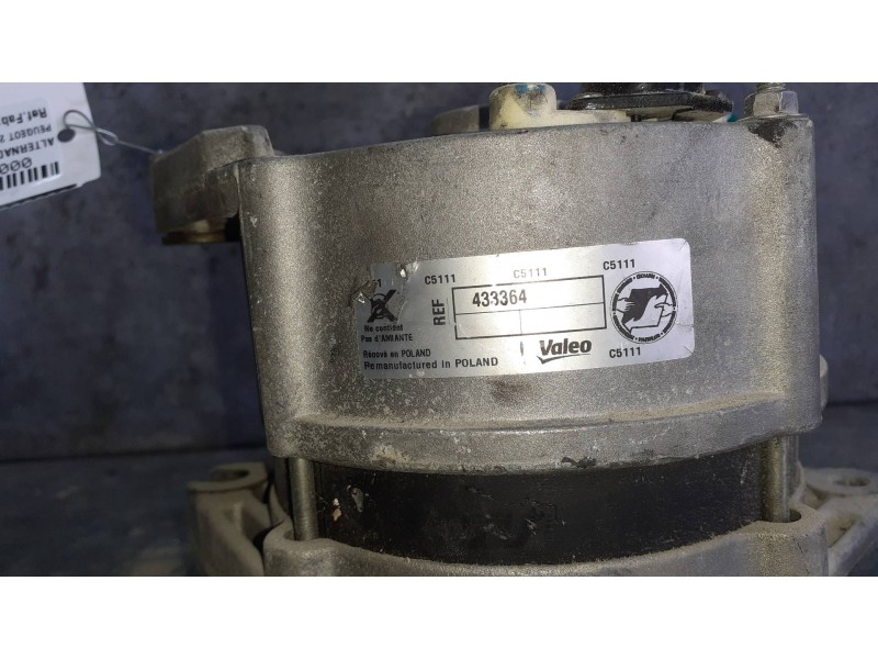 Recambio de alternador para peugeot 205 berlina xad / xad multi referencia OEM IAM C550645R A554529A  Recambio de alternador para peugeot 205 berlina xad / xad multi referencia OEM IAM C550645R A554529A
