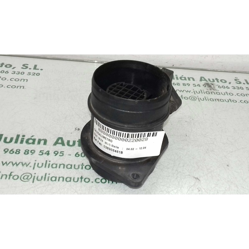 Recambio de caudalimetro para seat ibiza (6l1) stella referencia OEM IAM 038906461B 0281002531 BOSCH