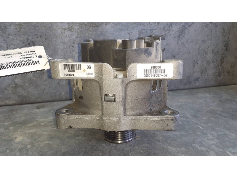 Recambio de alternador para peugeot 407 referencia OEM IAM 000014968752 289030 TG9B024