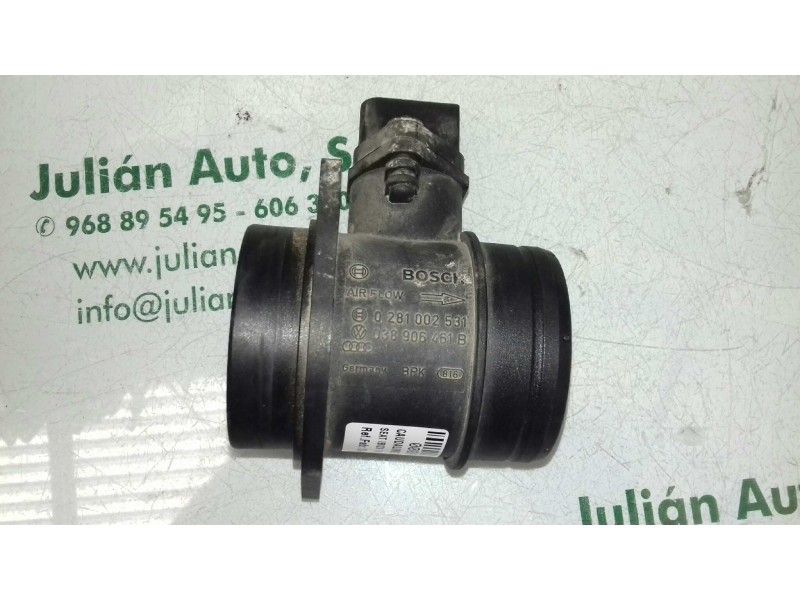 Recambio de caudalimetro para seat ibiza (6l1) stella referencia OEM IAM 038906461B 0281002531 BOSCH