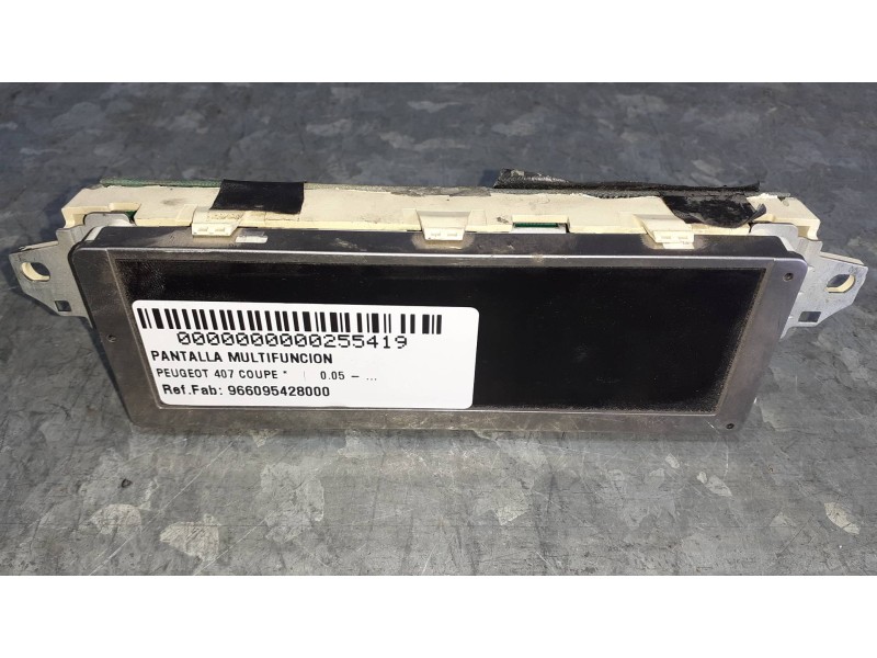 Recambio de pantalla multifuncion para peugeot 407 coupe referencia OEM IAM 966095428000 022356 102620005