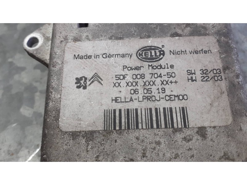 Recambio de centralita faros xenon para peugeot 407 coupe referencia OEM IAM 74284600 74284700 5DF00870450