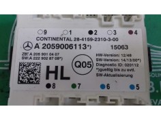 Recambio de modulo confort para mercedes-benz clase c (w205) lim. c 220 cdi bluetec (205.004) referencia OEM IAM A2059006113 284 2