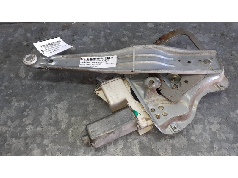 Recambio de elevalunas trasero izquierdo para toyota avensis berlina (t25) referencia OEM IAM 0130822032 ELECTRICO CON MOTOR