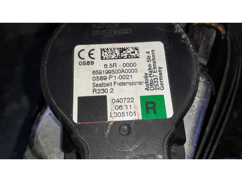 Recambio de cinturon seguridad delantero derecho para seat ibiza (kj1) referencia OEM IAM 659199500A0000 0589P10021 