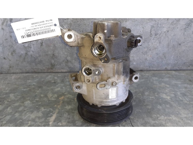 Recambio de compresor aire acondicionado para toyota avensis berlina (t25) referencia OEM IAM GE4472209398 5SE12C DENSO