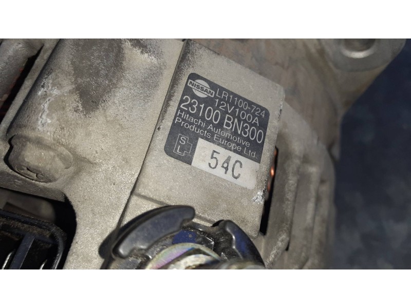 Recambio de alternador para nissan almera (n16/e) referencia OEM IAM 23100BN300 LR1100724 100A