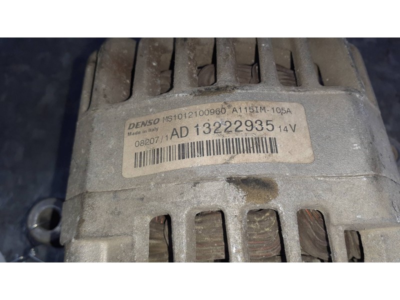 Recambio de alternador para opel corsa d cosmo referencia OEM IAM AD13222935 105A DENSO