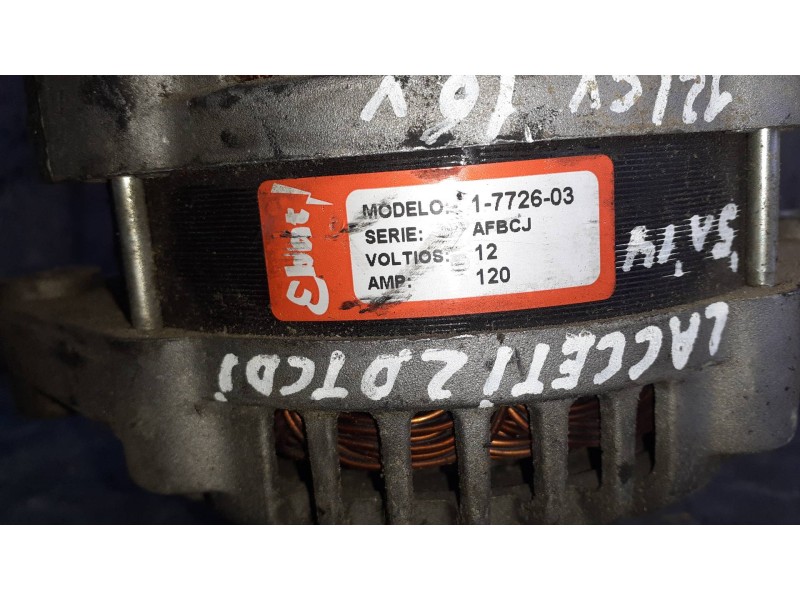 Recambio de alternador para chevrolet lacetti cdx referencia OEM IAM 1772603 120A 