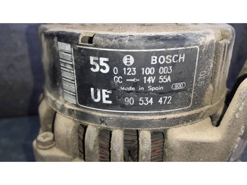 Recambio de alternador para opel corsa b referencia OEM IAM 0123100003 55A BOSCH Recambio de alternador para opel corsa b referencia OEM IAM 0123100003 55A BOSCH