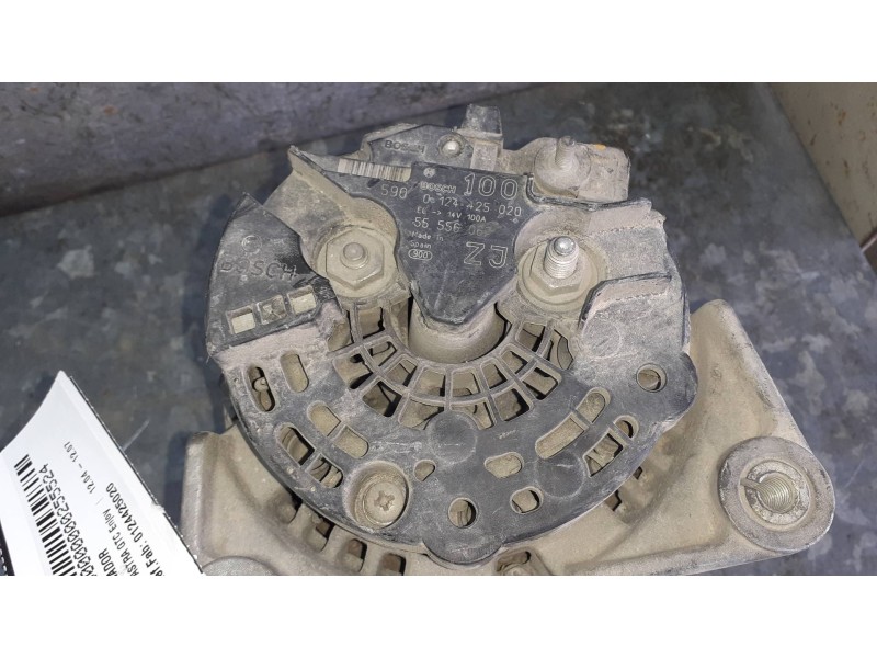 Recambio de alternador para opel astra gtc enjoy referencia OEM IAM 0124425020 100A BOSCH