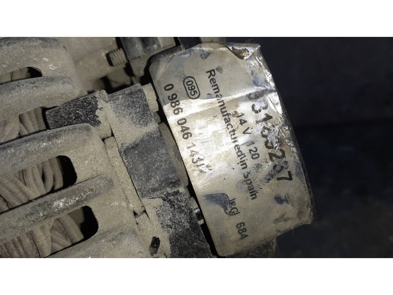 Recambio de alternador para opel astra h berlina cosmo referencia OEM IAM 0124425005 120A BOSCH